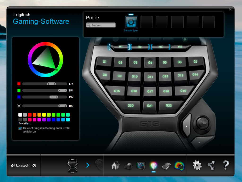 logitech gaming software